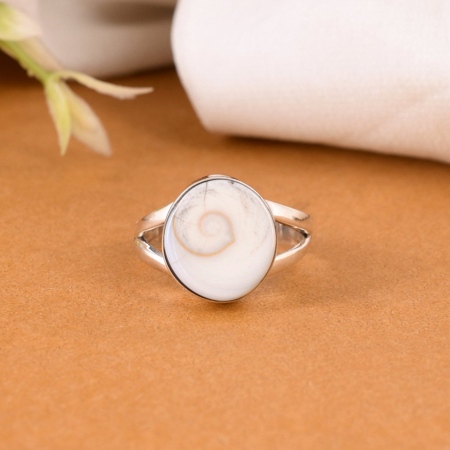 Silver Sea Shell Ring