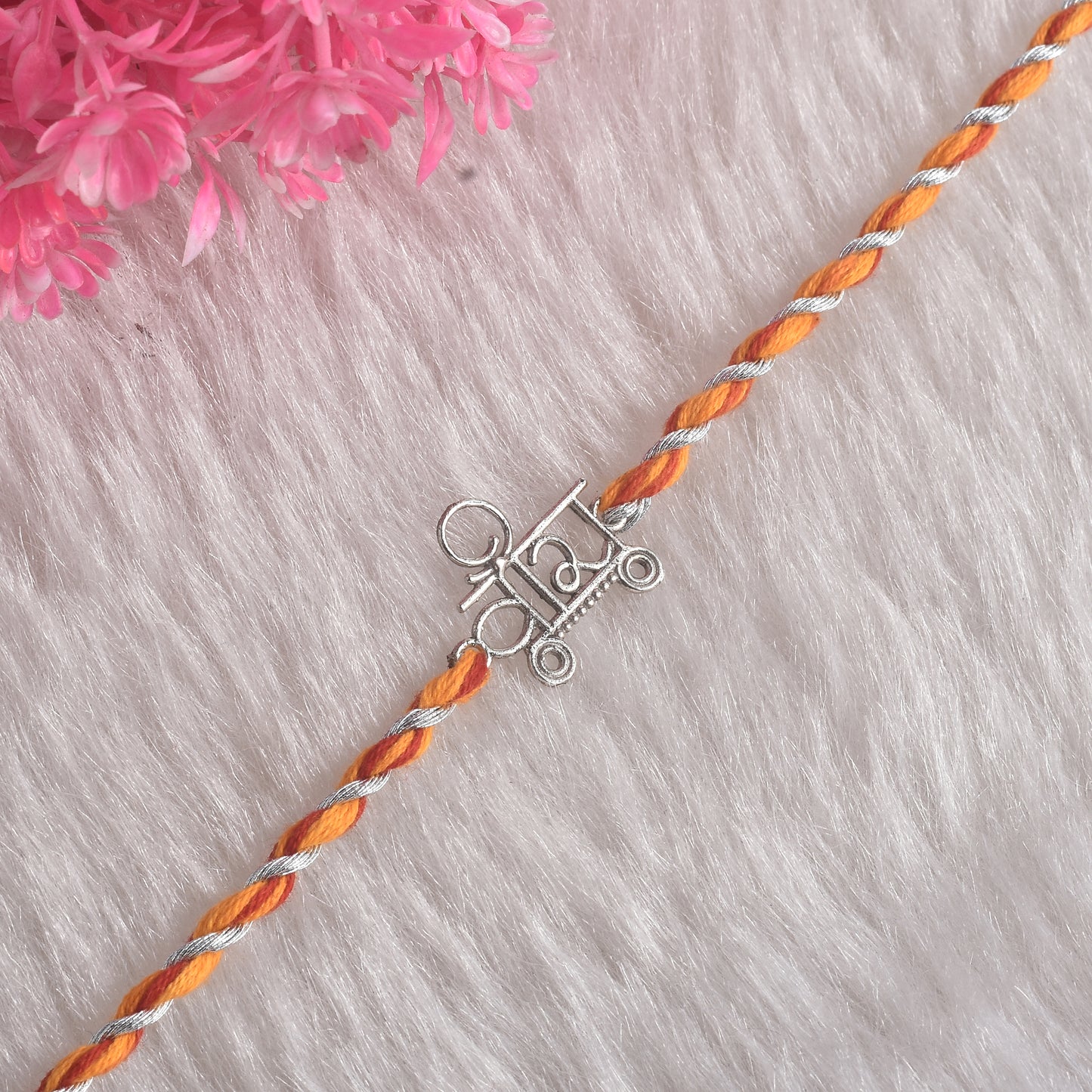 Silver Elegant Veera Rakhi
