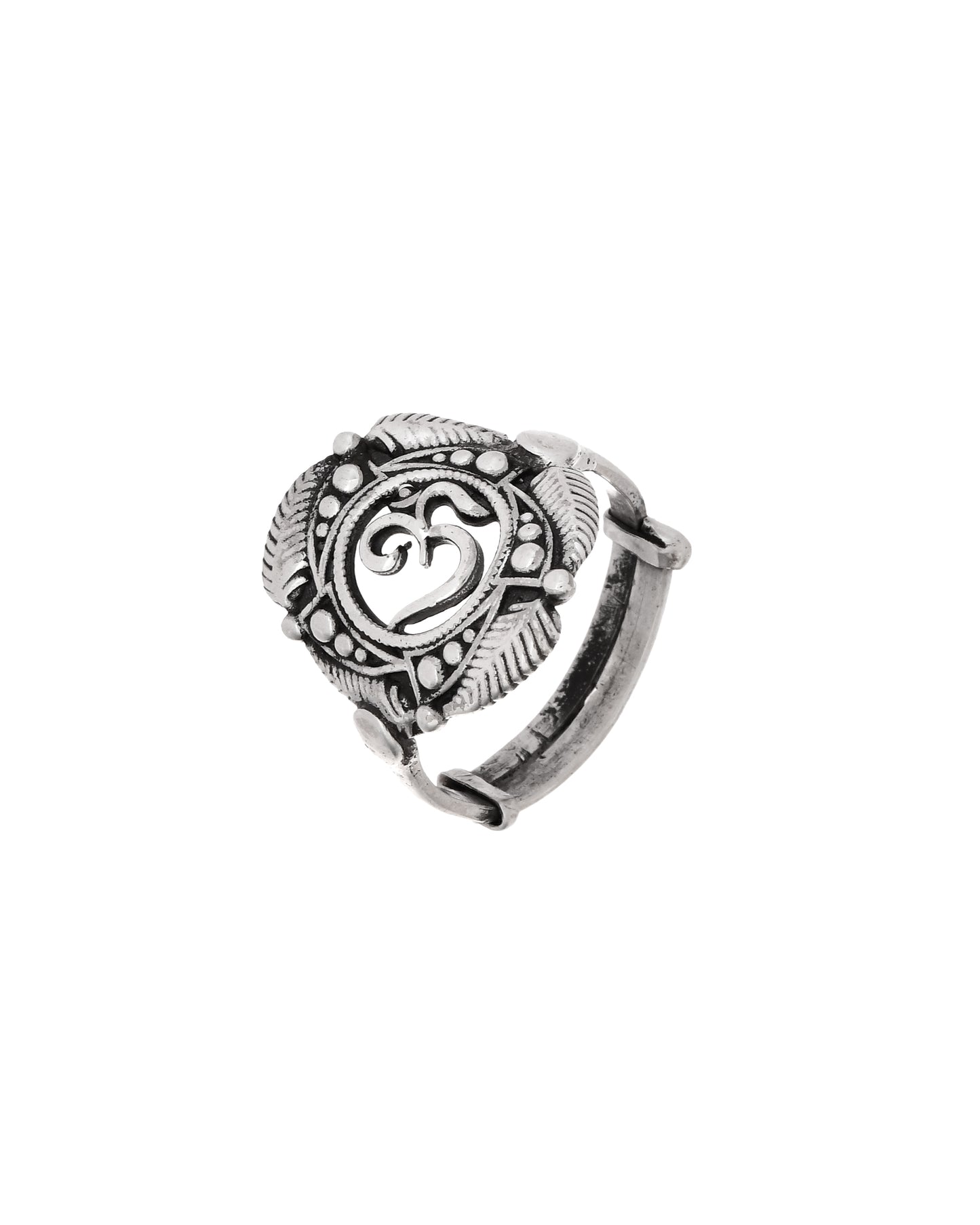 Silver Om Ring