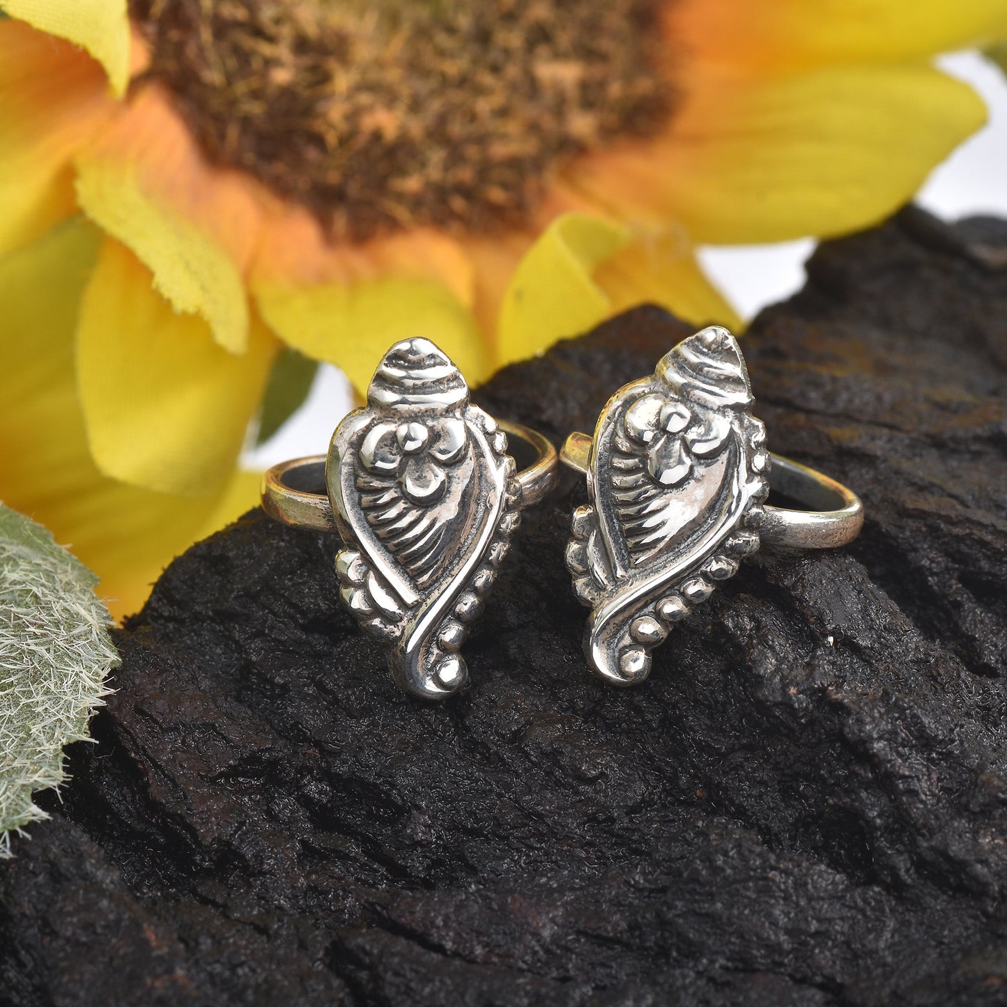 Silver Antique Toe-rings