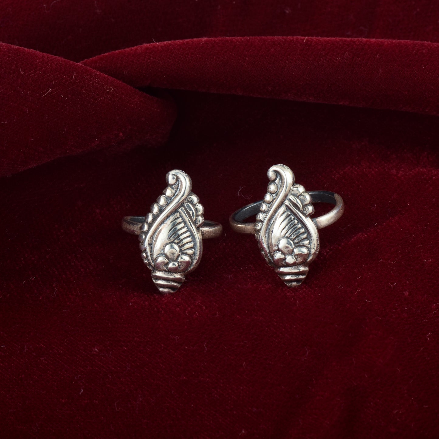 Silver Antique Toe-rings